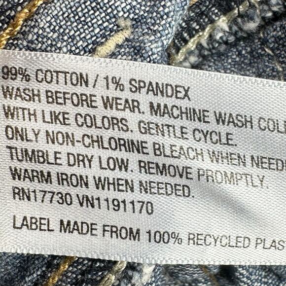 Oshkosh B'Gosh Genuine Kids 18 Months Denim Jean Bib Overalls Pockets - Picture 6 of 7